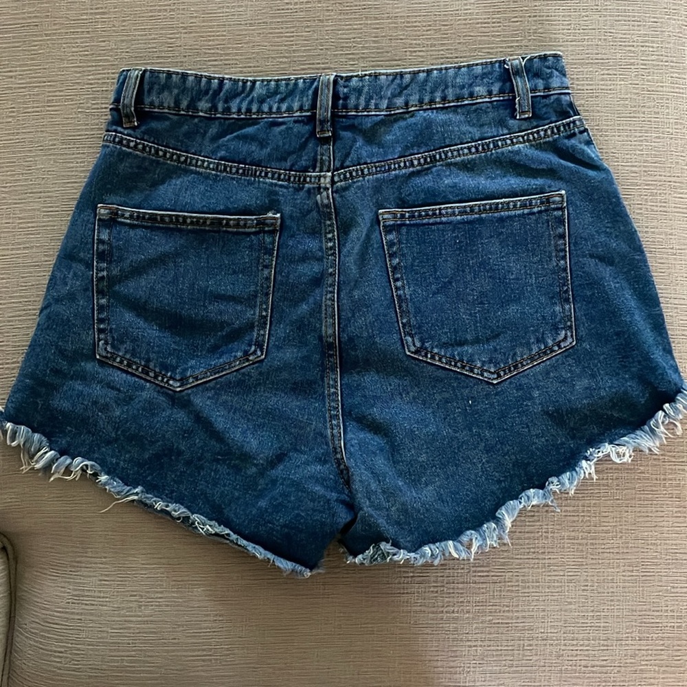 High Rise Jean Shorts - Picture 2 of 3